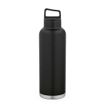 Borraccia termica in acciaio inox riciclato con maniglia per il trasporto 2L color nero