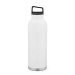 Borraccia termica in acciaio inox riciclato con maniglia per il trasporto 2L color bianco