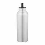 Borraccia termica in acciaio inox riciclato con maniglia per il trasporto 2L color argento quinta vista
