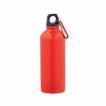 Borraccia in acciaio inossidabile riciclato con finitura lucida 510ml color rosso