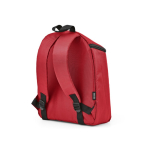 Zaino termico in poliestere riciclato con doppia cerniera 12L color rosso seconda vista