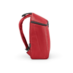 Zaino termico in poliestere riciclato con doppia cerniera 12L color rosso terza vista