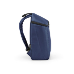 Zaino termico in poliestere riciclato con doppia cerniera 12L color blu mare terza vista
