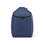 Zaino termico in poliestere riciclato con doppia cerniera 12L color blu mare vista frontale