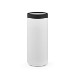 Bicchiere da viaggio a doppia parete in acciaio inox riciclato 500ml color bianco