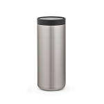 Bicchiere da viaggio a doppia parete in acciaio inox riciclato 500ml color argento