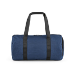 Borsa da palestra in nylon riciclato con scomparto per scarpe color blu mare vista posteriore