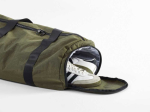 Borsa da palestra in nylon riciclato con scomparto per scarpe