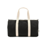Borsa sportiva ideale per la palestra in tessuto ecologico 30L color nero vista frontale