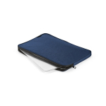 Custodia per computer portatile in nylon riciclato resistente e impermeabile 15,6'' color blu mare seconda vista
