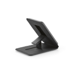 Portacarte magnetico 2 in 1 in pelle vegana con supporto per smartphone color nero vista dettaglio