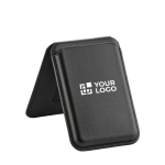Portacarte magnetico 2 in 1 in pelle vegana con supporto per smartphone vista principale