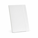 Taccuino in pelle sintetica riciclata con copertina morbida A5 e pagine a righe color bianco