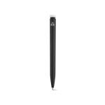 Penna in plastica riciclata dal design ultraleggero e inchiostro blu color nero vista posteriore
