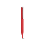 Penna in plastica riciclata dal design ultraleggero e inchiostro blu color rosso