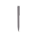 Penna in plastica riciclata dal design ultraleggero e inchiostro blu color grigio seconda vista