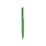 Penna in plastica riciclata dal design ultraleggero e inchiostro blu color verde