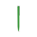 Penna in plastica riciclata dal design ultraleggero e inchiostro blu color verde seconda vista