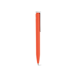 Penna in plastica riciclata dal design ultraleggero e inchiostro blu color arancione seconda vista