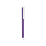 Penna in plastica riciclata dal design ultraleggero e inchiostro blu color viola