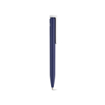 Penna in plastica riciclata dal design ultraleggero e inchiostro blu color blu mare seconda vista
