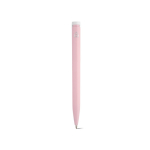 Penna in plastica riciclata dal design ultraleggero e inchiostro blu color rosa chiaro vista posteriore