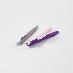 Penna con corpo in plastica riciclata, clip grande e inchiostro blu seconda vista dettaglio