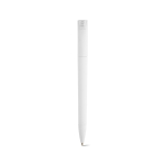 Penna con corpo in plastica riciclata, clip grande e inchiostro blu vista posteriore