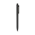 Penna in plastica riciclata con clip rinforzata e inchiostro blu color nero seconda vista