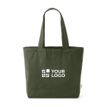 Borsa della spesa ecologica con tasca interna e manici lunghi 220 g/m² vista principale
