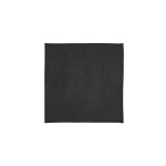 Tovaglietta quadrata in tela riciclata 30 x 30 cm e 180 g/m2 color nero seconda vista