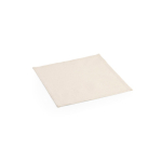 Tovaglietta quadrata in tela riciclata 30 x 30 cm e 180 g/m2 color naturale