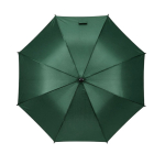 Ombrello in pongee con apertura automatica e 8 pannelli ø106 color verde scuro vista frontale