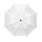 Ombrello automatico antivento in plastica riciclata ø101 color bianco vista frontale