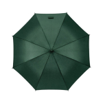 Ombrello automatico antivento in plastica riciclata ø101 color verde scuro vista frontale