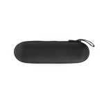 Ombrello pieghevole manuale in pongee di plastica riciclata ø95 color nero ottava vista