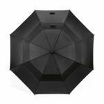 Ombrello da golf automatico resistente in plastica riciclata ø135 color nero quinta vista