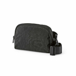 Marsupio impermeabile in nylon riciclato con tasca posteriore 1,5L color nero