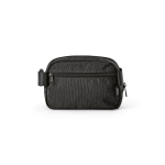 Marsupio impermeabile in nylon riciclato con tasca posteriore 1,5L color nero vista posteriore