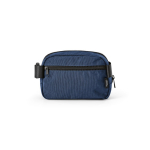 Marsupio impermeabile in nylon riciclato con tasca posteriore 1,5L color blu mare vista posteriore