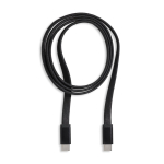 Cavo USB-C piatto da 1 m anti-groviglio ideale per la ricarica rapida da 60 W color nero vue 11