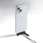 Cavo USB-C con supporto per smartphone e ricarica rapida 60W color nero