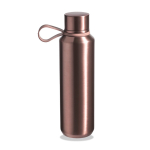 Borraccia in acciaio inox a doppia parete con finitura metallizzata 600ml color oro rosa