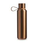 Borraccia in acciaio inox a doppia parete con finitura metallizzata 600ml color oro