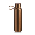 Borraccia in acciaio inox a doppia parete con finitura metallizzata 600ml color oro