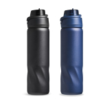 Borraccia termica in acciaio inox con tappo multifunzione 600ml color nero