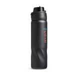 Borraccia termica in acciaio inox con tappo multifunzione 600ml color nero