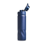 Borraccia termica in acciaio inox con tappo multifunzione 600ml color blu mare