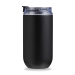Borraccia termica in acciaio inox riciclato trasformabile in bicchiere 500ml color nero