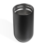 Borraccia termica in acciaio inox riciclato trasformabile in bicchiere 500ml color nero